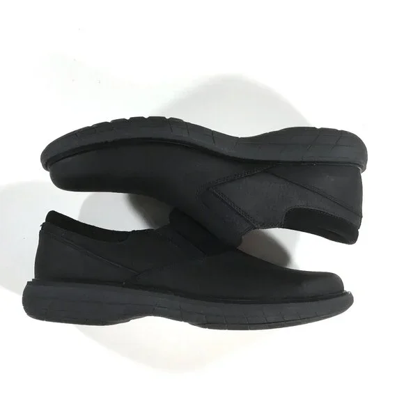 Merrell World Vue Moc Slip On Shoes Mens Size 11 Black Leather J94005 - Picture 2 of 9